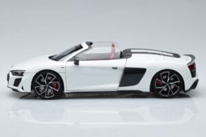 Audi R8 Spyder Performance Bílý Kengfai 1:18 VAKF-0351 Kov – obrázek 6 z 11