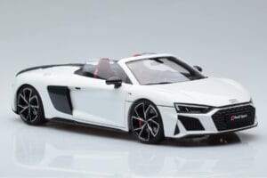 Audi R8 Spyder Performance Bílý Kengfai 1:18 VAKF-0351 Kov – obrázek 7 z 11