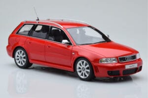 Audi RS4 B5 Avant Červený Otto 1:18 OT1026B Pryskyřice – obrázek 4 z 6