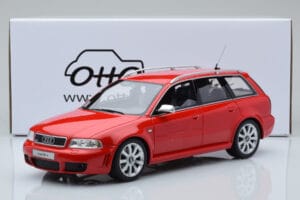 Audi RS4 B5 Avant Červený Otto 1:18 OT1026B Pryskyřice – obrázek 6 z 6