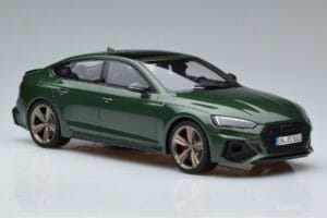 Audi RS5 B9 Sportback Sonoma Zelený Asia Edition GT Spirit 1:18 CLDC018 Pryskyřice – obrázek 4 z 6