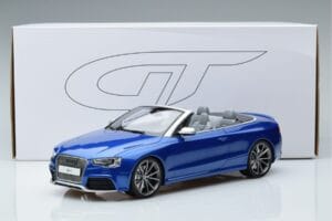 Audi RS5 B8 Kabriolet Modrý GT Spirit 1:18 ZM053 Pryskyřice – obrázek 6 z 6