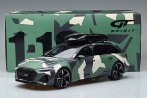 Audi RS6 C8 Avant Maskování With Roof Top Asia Edition GT Spirit 1:18 CLDC014 Pryskyřice – obrázek 6 z 6