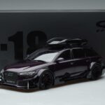 Audi RS6 C7 Avant S Body Kitem Fialový GT Spirit 1:18 GT864 Pryskyřice - image 6 of 6