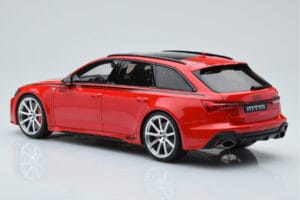 Audi RS6 MTM C8 Avant Tango Červený GT Spirit 1:18 GT432 Pryskyřice – obrázek 5 z 6
