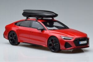 Audi RS7 C8 Sportback Červený Asia Edition GT Spirit 1:18 CLDC021 Pryskyřice – obrázek 4 z 6