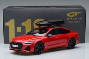 Audi RS7 C8 Sportback Červený Asia Edition GT Spirit 1:18 CLDC021 Pryskyřice – obrázek 6 z 6