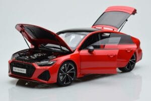 Audi RS7 C8 Sportback Červený Kengfai 1:18 VAKF-0332 Pryskyřice – obrázek 2 z 7