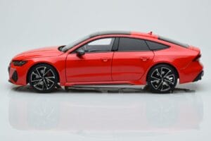 Audi RS7 C8 Sportback Červený Kengfai 1:18 VAKF-0332 Pryskyřice – obrázek 4 z 7