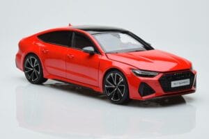 Audi RS7 C8 Sportback Červený Kengfai 1:18 VAKF-0332 Pryskyřice – obrázek 5 z 7