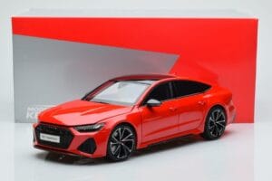 Audi RS7 C8 Sportback Červený Kengfai 1:18 VAKF-0332 Pryskyřice – obrázek 7 z 7