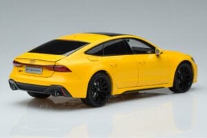 Audi RS7 C8 Sportback Žlutý Vossen Rims Limitovaná Edice Kengfai 1:18 VAKF-0335 Kov – obrázek 3 z 8