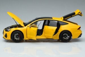 Audi RS7 C8 Sportback Žlutý Vossen Rims Limitovaná Edice Kengfai 1:18 VAKF-0335 Kov – obrázek 4 z 8