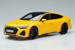 Audi RS7 C8 Sportback Žlutý Vossen Rims Limitovaná Edice Kengfai 1:18 VAKF 0335 Kov