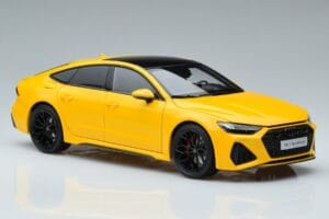 Audi RS7 C8 Sportback Žlutý Vossen Rims Limitovaná Edice Kengfai 1:18 VAKF-0335 Kov – obrázek 6 z 8