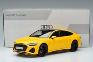 Audi RS7 C8 Sportback Žlutý Vossen Rims Limitovaná Edice Kengfai 1:18 VAKF-0335 Kov – obrázek 8 z 8