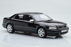 Audi S8 D2 Černý Otto 1:18 OT082 Pryskyřice – obrázek 4 z 6
