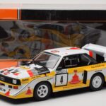 Audi Sport Quattro S1 E2 #4 S. Blomqvist / B. Cederberg Rally 1000 Lakes 1985 IXO 1:18 18RMC161A - image 6 of 6