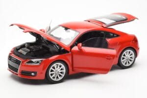 Audi TT 8J Červený Metalíza Minichamps 1:18 100015021 Kov – obrázek 2 z 8
