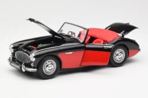 Austin-Healey 3000 Mk I Spider Černý Červený Kyosho 1:18 08141KR Kov – obrázek 2 z 8