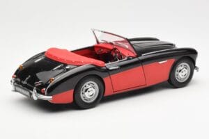 Austin-Healey 3000 Mk I Spider Černý Červený Kyosho 1:18 08141KR Kov – obrázek 3 z 8