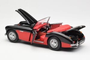 Austin-Healey 3000 Mk I Spider Černý Červený Kyosho 1:18 08141KR Kov – obrázek 5 z 8