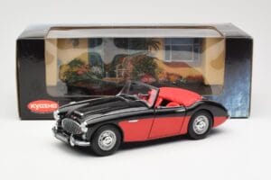 Austin-Healey 3000 Mk I Spider Černý Červený Kyosho 1:18 08141KR Kov – obrázek 8 z 8