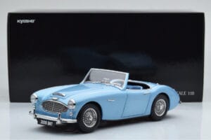 Austin-Healey 3000 Mk1 BN7 Modrý Kyosho 1:18 08149HBL Kov – obrázek 8 z 8