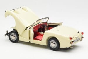 Austin-Healey Sprite Mk I Open Old English Bílý Kyosho 1:18 08953EW Kov – obrázek 5 z 8