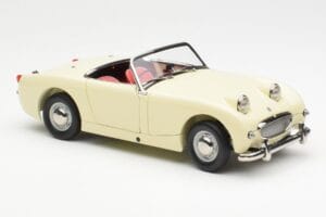 Austin-Healey Sprite Mk I Open Old English Bílý Kyosho 1:18 08953EW Kov – obrázek 6 z 8