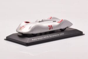 Auto Union Stromlinie #31 AVUS 1937 Stříbrný Minichamps 1:43 5030900503 Kov – obrázek 2 z 4