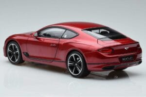 Bentley Continental GT Candy Červený Norev 1:18 182788 Kov – obrázek 6 z 7