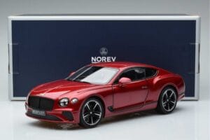 Bentley Continental GT Candy Červený Norev 1:18 182788 Kov – obrázek 7 z 7