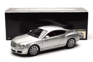 Bentley Continental GT Stříbrný Minichamps 1:18 100139021 Kov – obrázek 8 z 8
