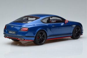 Bentley Continental GT Speed Black Edition Modrý GT Spirit 1:18 KJ006 Pryskyřice – obrázek 2 z 6