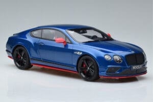 Bentley Continental GT Speed Black Edition Modrý GT Spirit 1:18 KJ006 Pryskyřice – obrázek 4 z 6