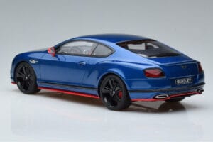 Bentley Continental GT Speed Black Edition Modrý GT Spirit 1:18 KJ006 Pryskyřice – obrázek 5 z 6