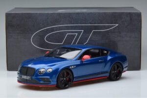 Bentley Continental GT Speed Black Edition Modrý GT Spirit 1:18 KJ006 Pryskyřice – obrázek 6 z 6