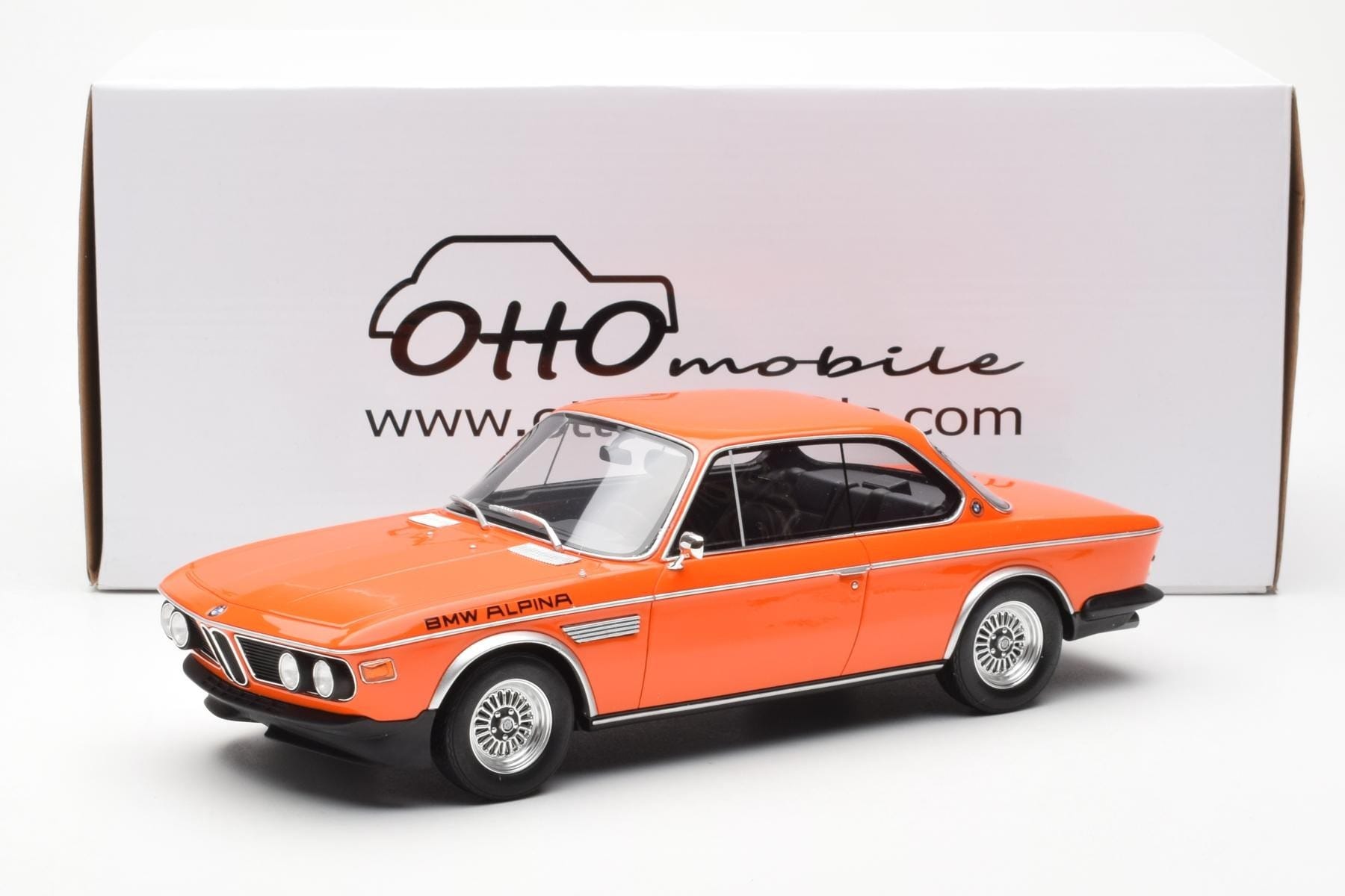 BMW 3.0 CS E9 Alpina B2 Inka Oranžový Otto 1:18 OT214 Pryskyřice – obrázek 6 z 6