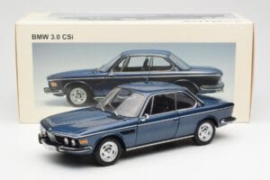 BMW 3.0 CSi E9 Modrý Metalíza AUTOart 1:18 70672 Kov – obrázek 8 z 8