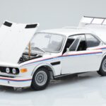 BMW 3.0 CSL E9 Bílý Dealer Edition Minichamps 1:18 - image 2 of 7