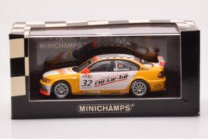 BMW 320i E46 Wiechers Sport #32 Hennerici / Wiechers WTCC 2005 Minichamps 1:43 400052432 Kov – obrázek 4 z 4