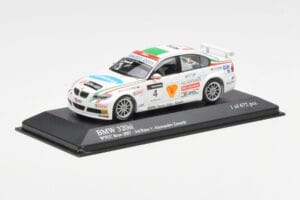 BMW 320si E90 BMW Team Italy Spain #4 A. Zanardi WTCC Brno 3rd Race 2007 Minichamps 1:43 400072604 Kov – obrázek 2 z 4
