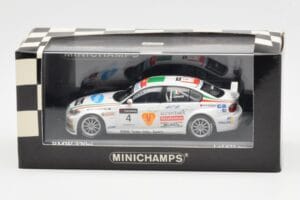 BMW 320si E90 BMW Team Italy Spain #4 A. Zanardi WTCC Brno 3rd Race 2007 Minichamps 1:43 400072604 Kov – obrázek 4 z 4