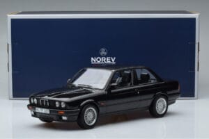BMW 325i E30 Černý Norev 1:18 183203 Kov – obrázek 6 z 6
