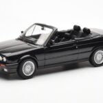 BMW 325i E30 Kabriolet Černý Metalíza Norev 1:18