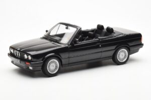 BMW 325i E30 Kabriolet Černý Metalíza Norev 1:18