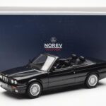 BMW 325i E30 Kabriolet Černý Metalíza Norev 1:18 - image 6 of 6