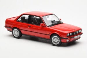 BMW 325i E30 Červený Norev 1:18 183202 Kov – obrázek 4 z 6
