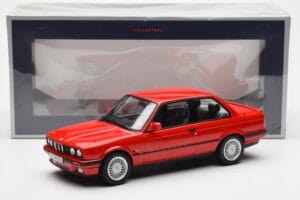 BMW 325i E30 Červený Norev 1:18 183202 Kov – obrázek 6 z 6